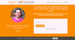 Desktop Screenshot of familyrocketship.com
